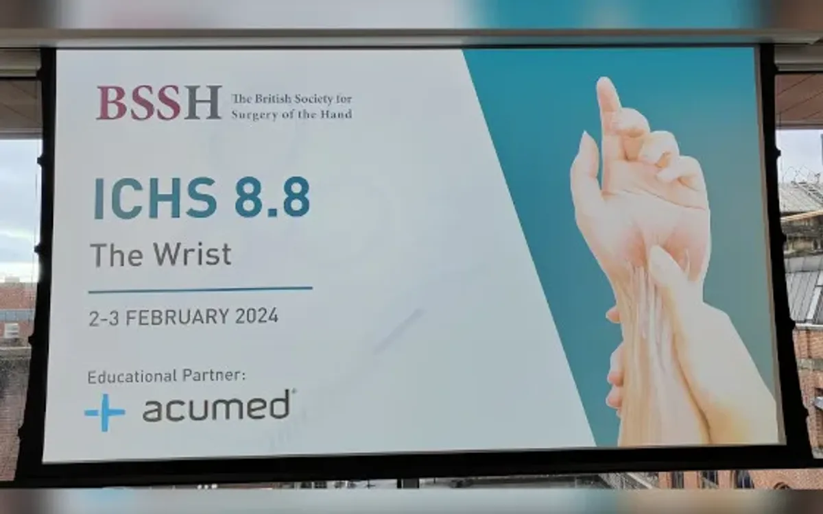 Ms Michelle Razo at the BSSH 8.8 Instructional Wrist Course, Manchester
