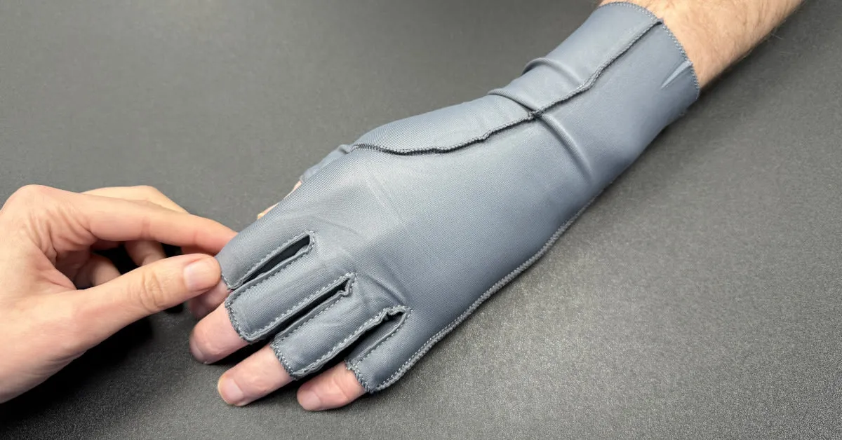 Manageing hand swelling using a compression glove with Ms Michelle Razo, Consultant Hand Therapist Belfast